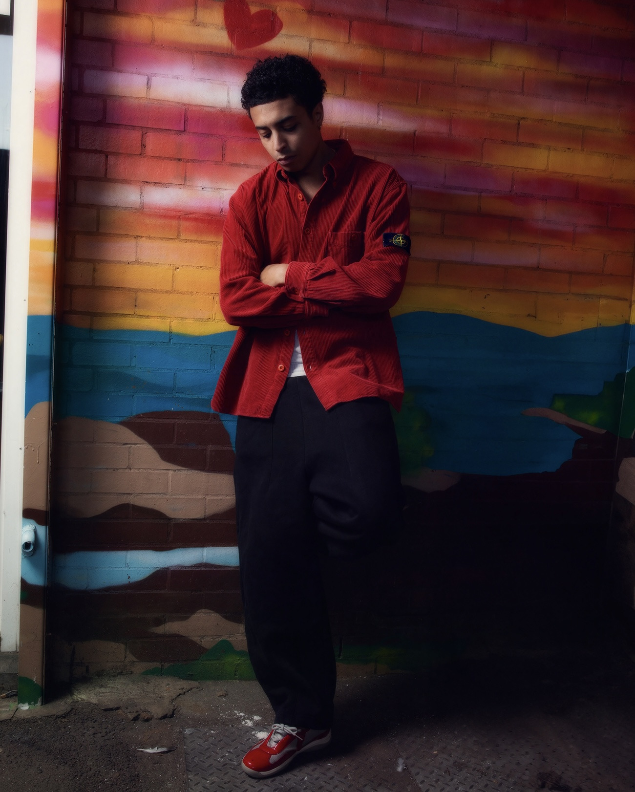 Cord Shirt / 03 — Sunset Mural
