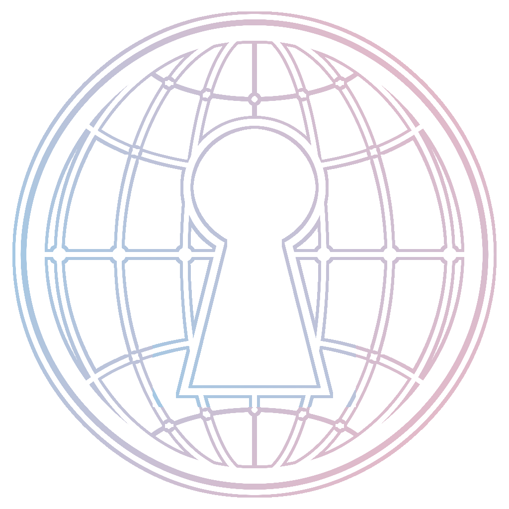 LOCKUP — globe-keyhole mark